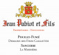 Hersteller: Jean Pabiot et Fils, 9 Rue de la Treille-Les Loges,F-58150 POUILLY